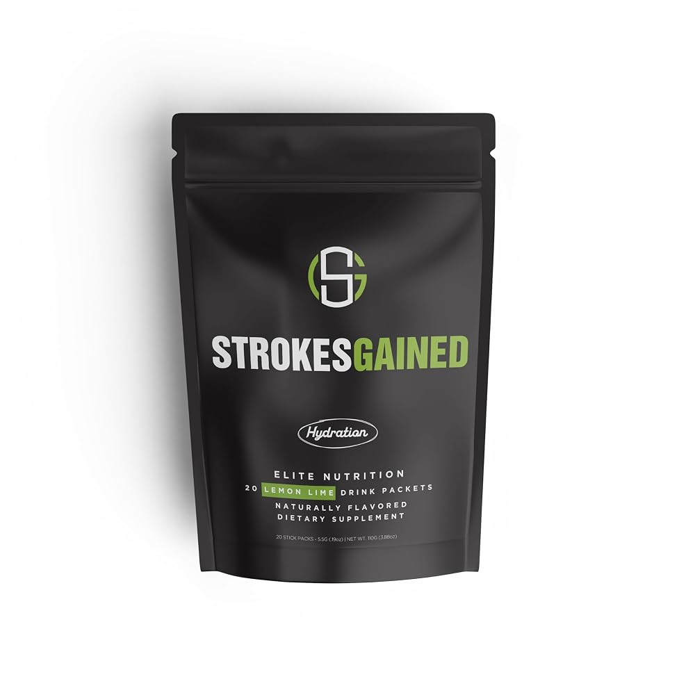 Strokes Gained Lemon Lime Electrolyte Powder - 20 Stick Packs