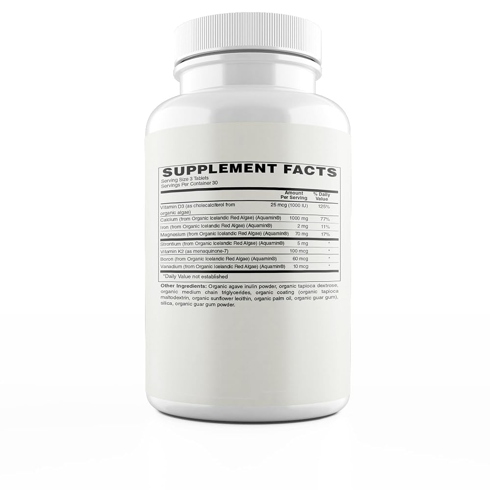 Modern Organics Plant Calcium 1000mg - 90 Vegan Tablets - image 3