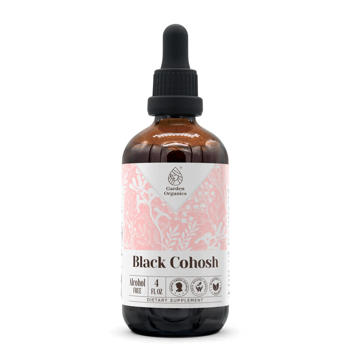 Garden Organics Black Cohosh Alcohol-Free Natural Tincture Extract