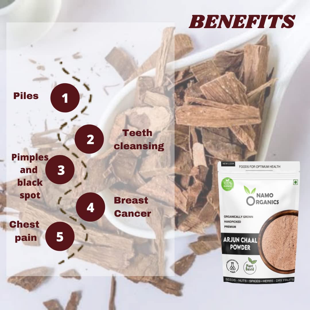 Kaxilu Organic Arjun ki Chaal Powder - 500g - image 3
