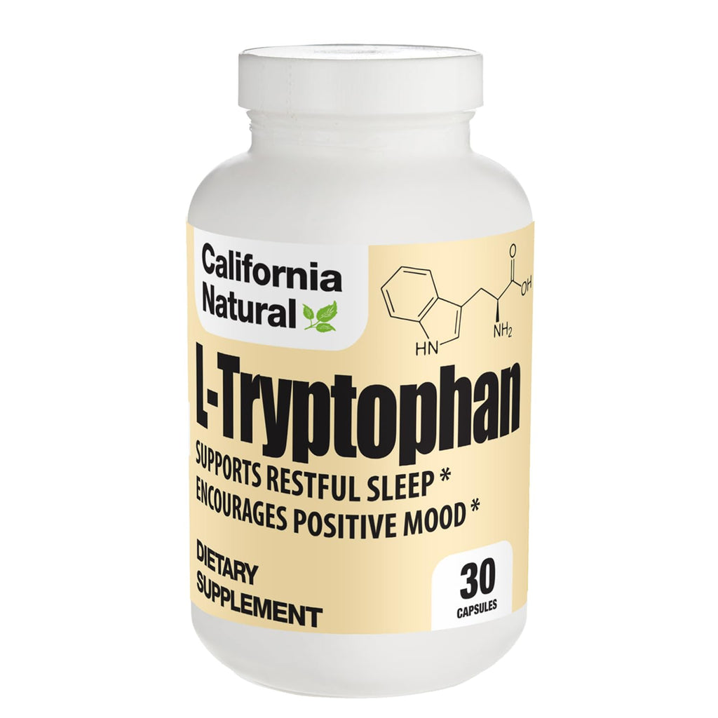 California Natural L-Tryptophan 500 mg - 30 Capsules