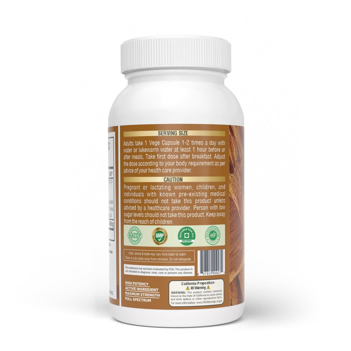 Herbsforever Bijasar Indian Kino Tree Extract - 60 Vegetarian Capsules - image 2