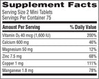 Caltrate Minis Calcium & Vitamin D3 Tablets - 300 Count - image 2