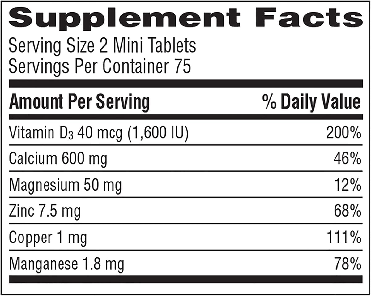 Caltrate Minis Calcium & Vitamin D3 Tablets - 300 Count - image 2