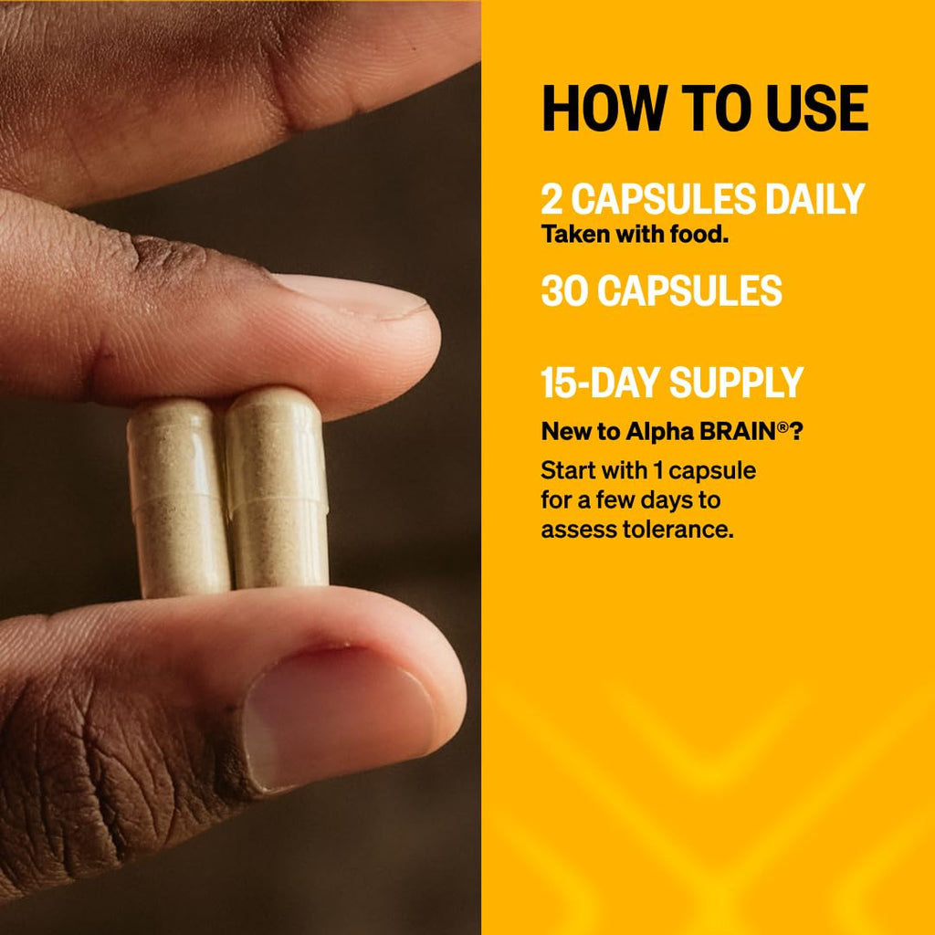 ONNIT Alpha Brain Nootropic for Focus & Memory - 120 Capsules - image 6