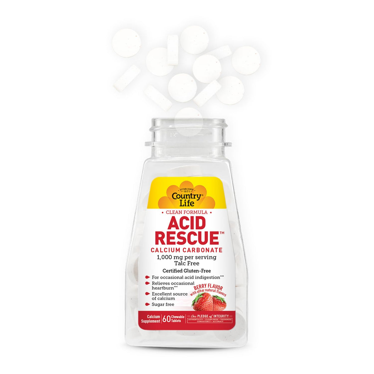 Country Life Acid Rescue Calcium Carbonate