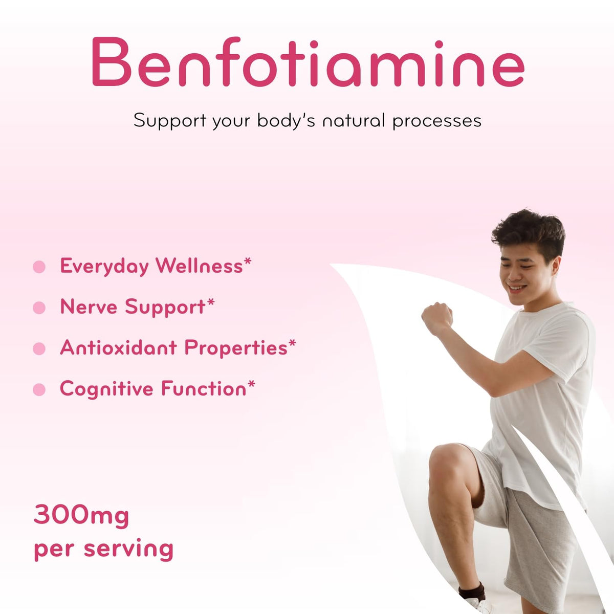 Clear Formulas Benfotiamine 300mg Vitamin B1 - 180 Capsules - image 4