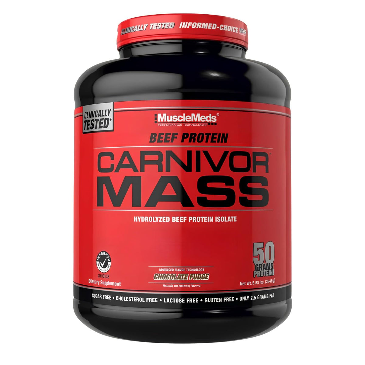 MuscleMeds Carnivor Mass Gainer Beef Protein Powder