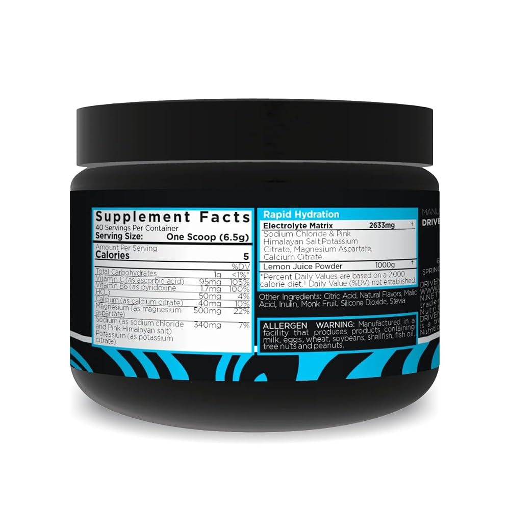 Driven Nutrition F.R.E.S.H. Electrolyte Powder - 40 Servings - image 2