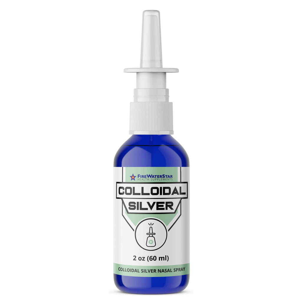 FWS Colloidal Silver Nasal Spray Sinus Relief - 2 fl oz