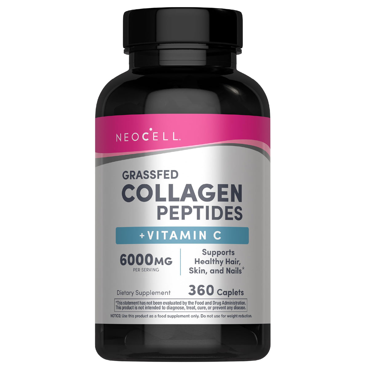 NeoCell Collagen Peptides Tablets with Vitamin C - 360 Caplets