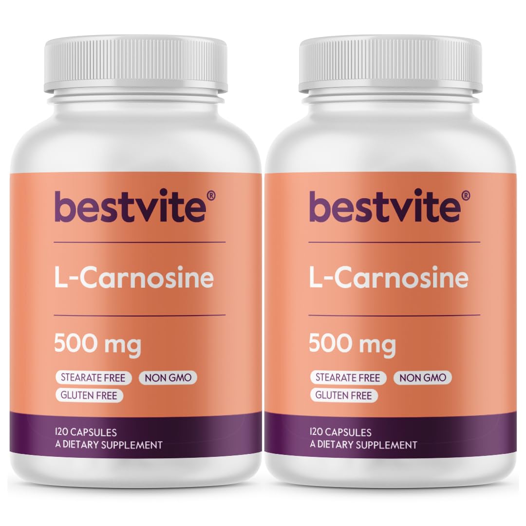BESTVITE L-Carnosine 500mg - 240 Capsules