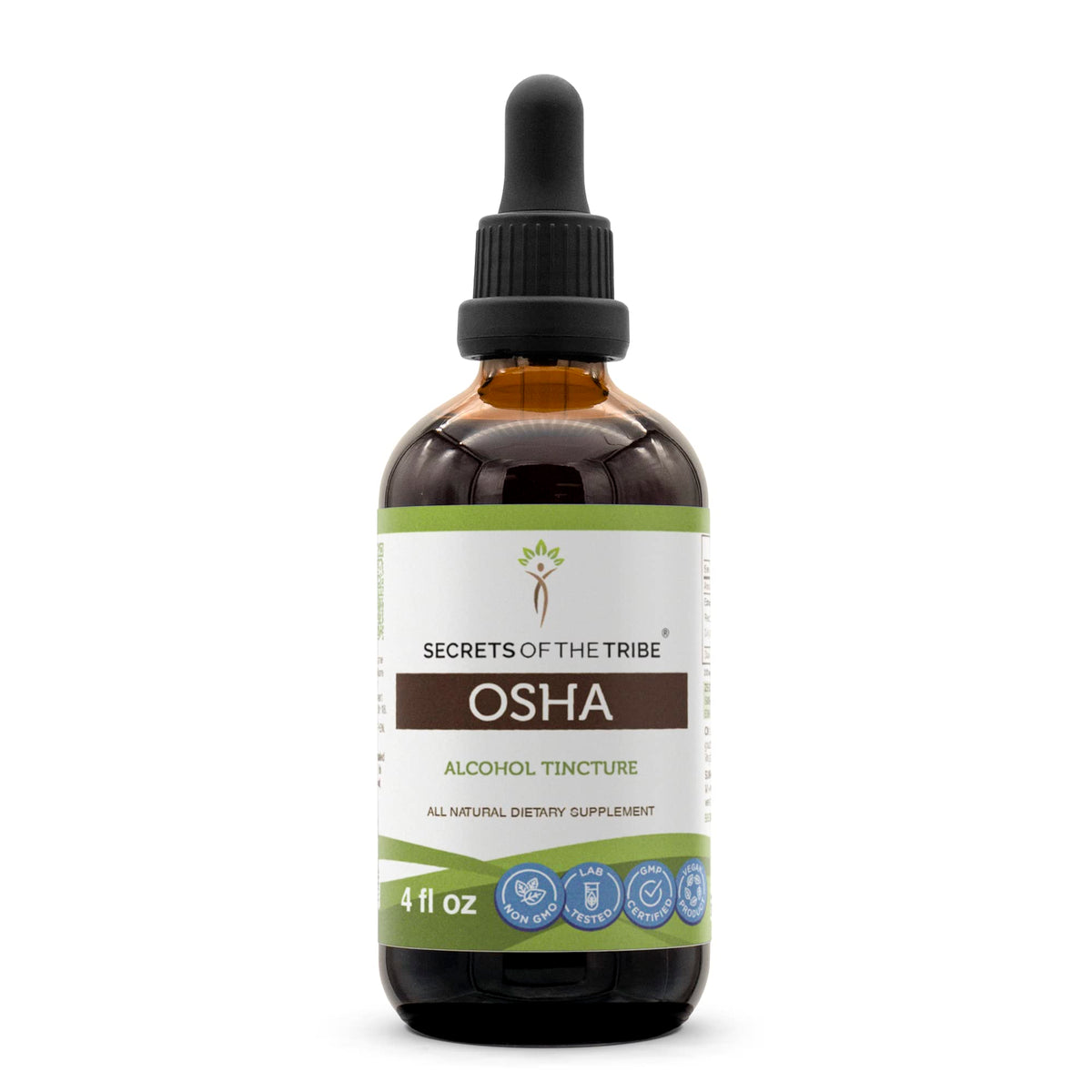 Secrets of the Tribe OSHA Tincture Alcohol Extract - 4 Fl Oz