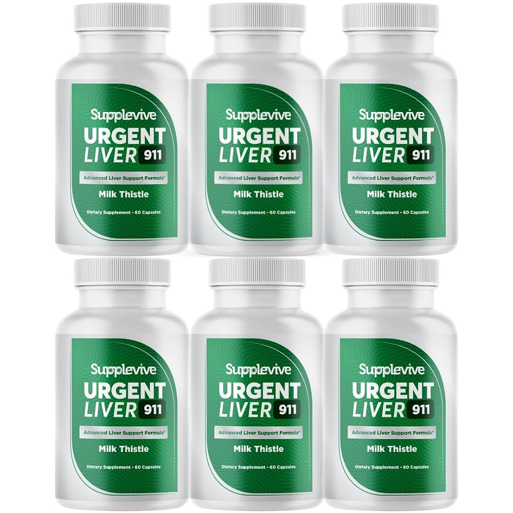 Supplevive Urgent Liver 911 Herbal Liver Support Supplement Liver