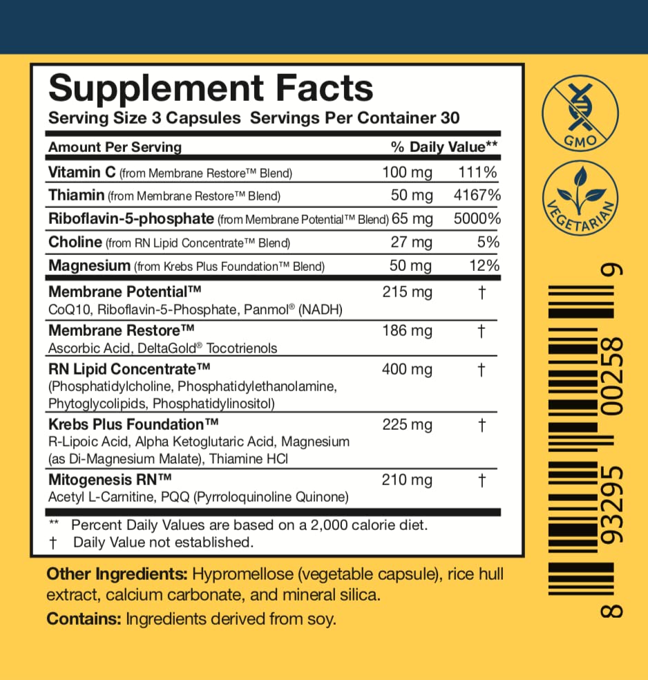 Researched Nutritionals Energy Duo Multivitamin & ATP Support - 180 Capsules - image 4