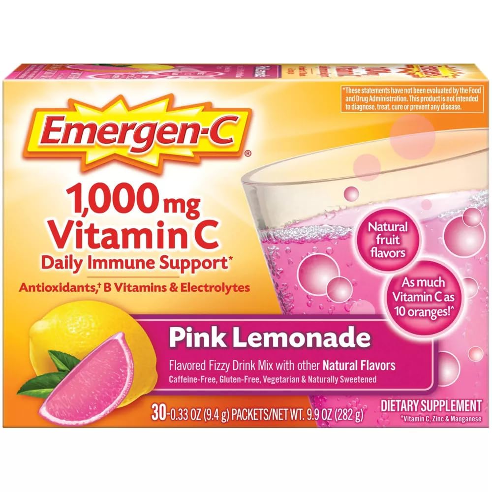 Alacer Emergen-C Pink Lemonade Vitamin C - 30 Packets - image 2