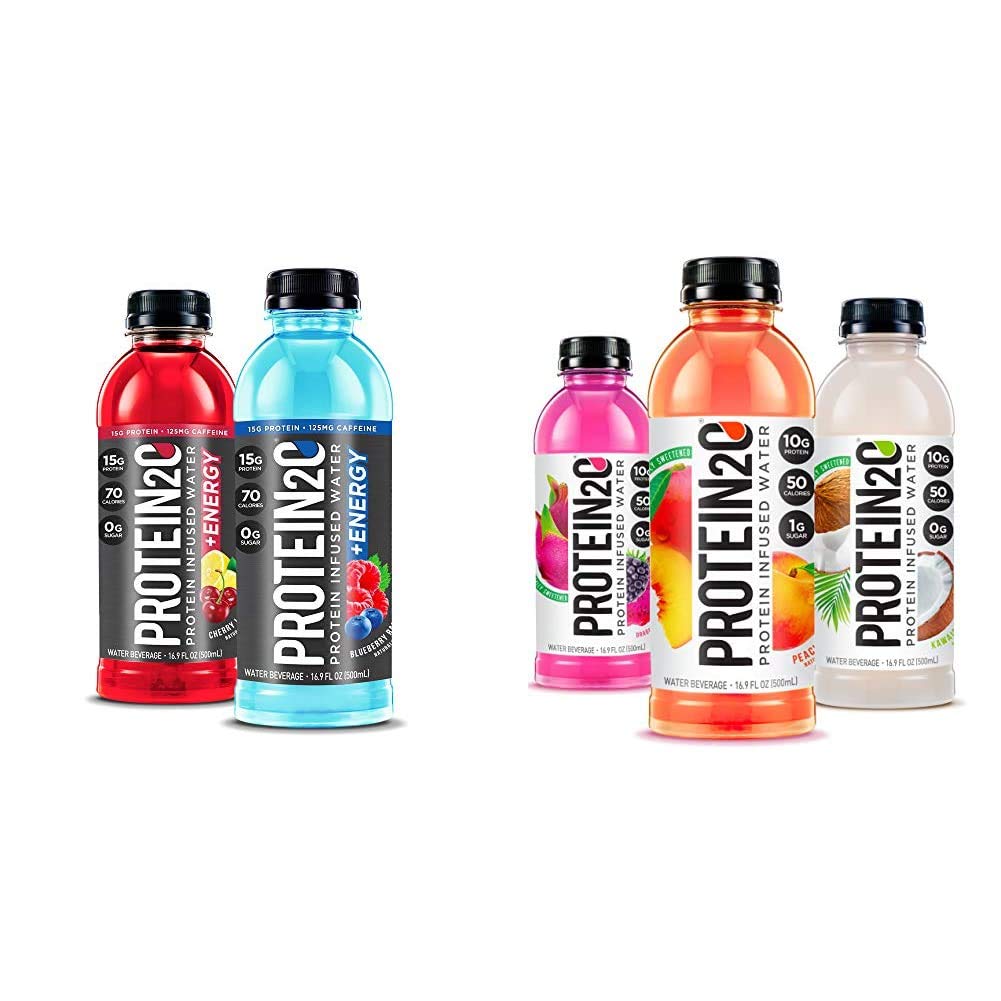 Protein2o Whey Protein Infused Water Plus Energy Variety Pack