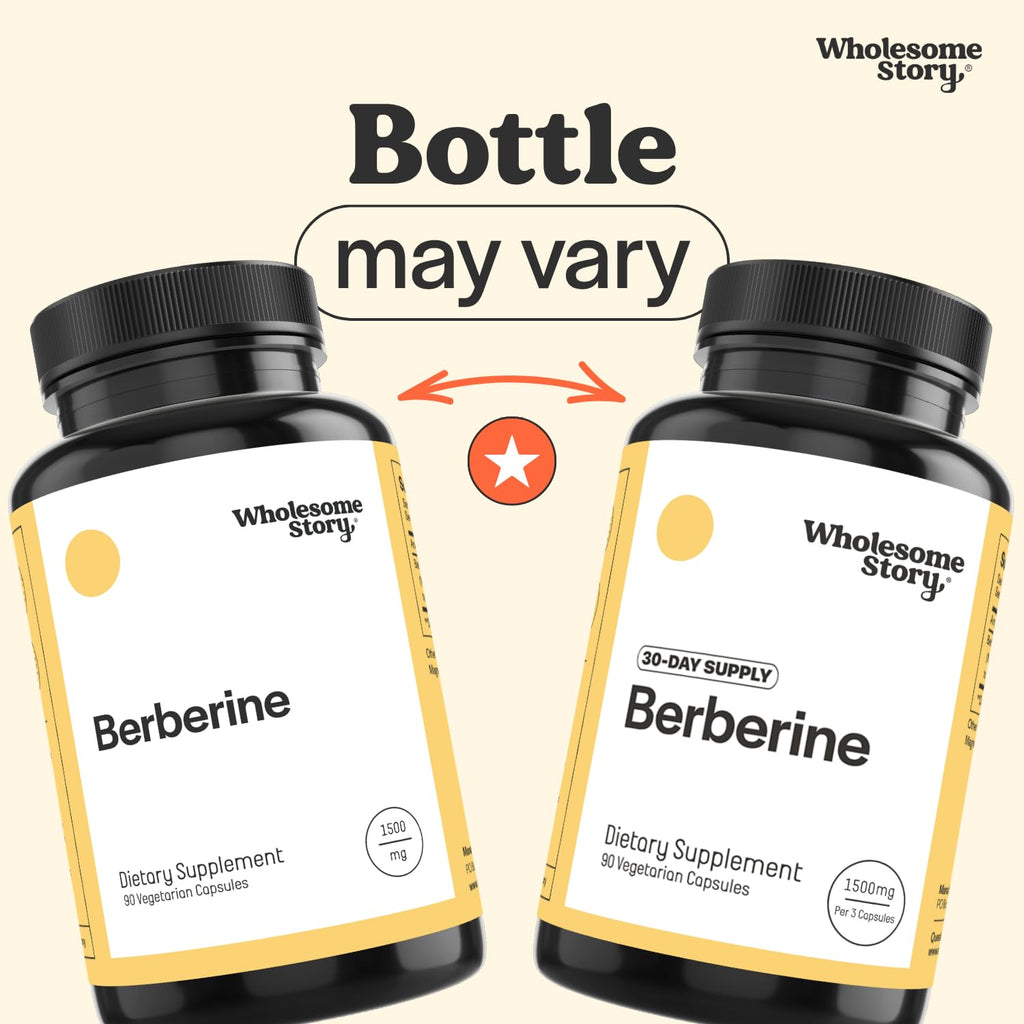 Wholesome Story Berberine 500mg Supplement - 90 Capsules - image 2