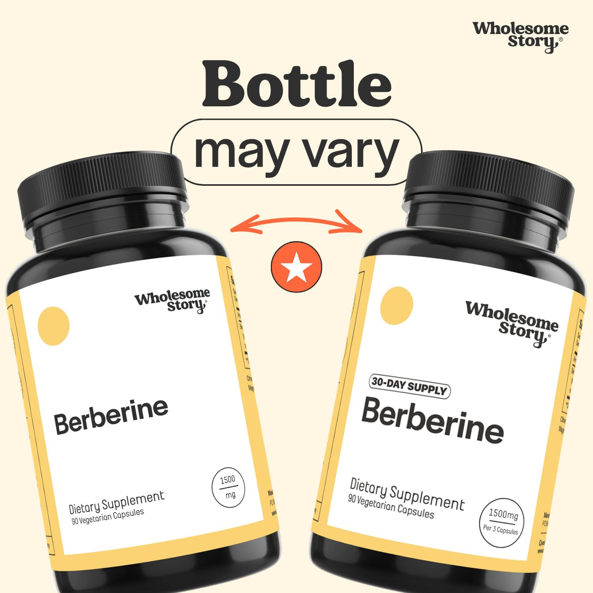Wholesome Story Berberine 500mg Supplement - 90 Capsules - image 2