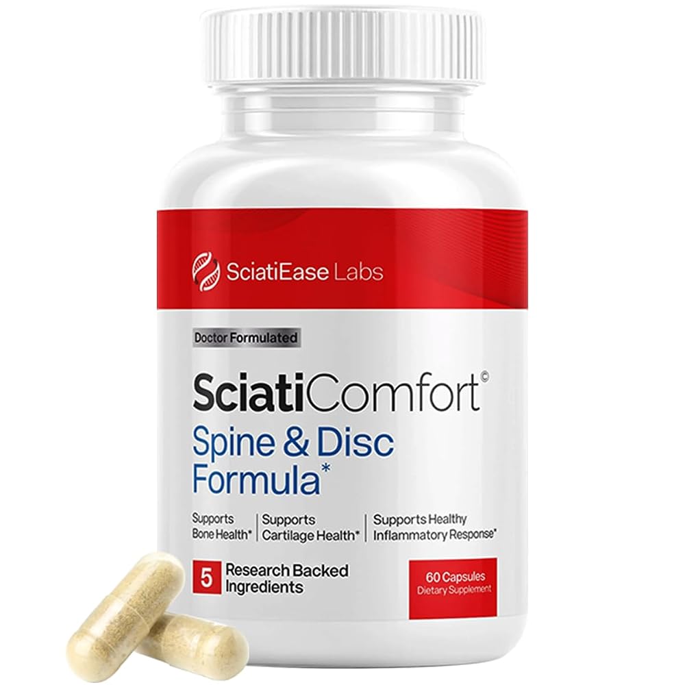 SciatiEase SciatiComfort Spine & Disc Support Supplement - 60 Capsules