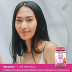 Piping Rock Hair Skin and Nails Vitamins with Biotin - 80 Gummies - image 6