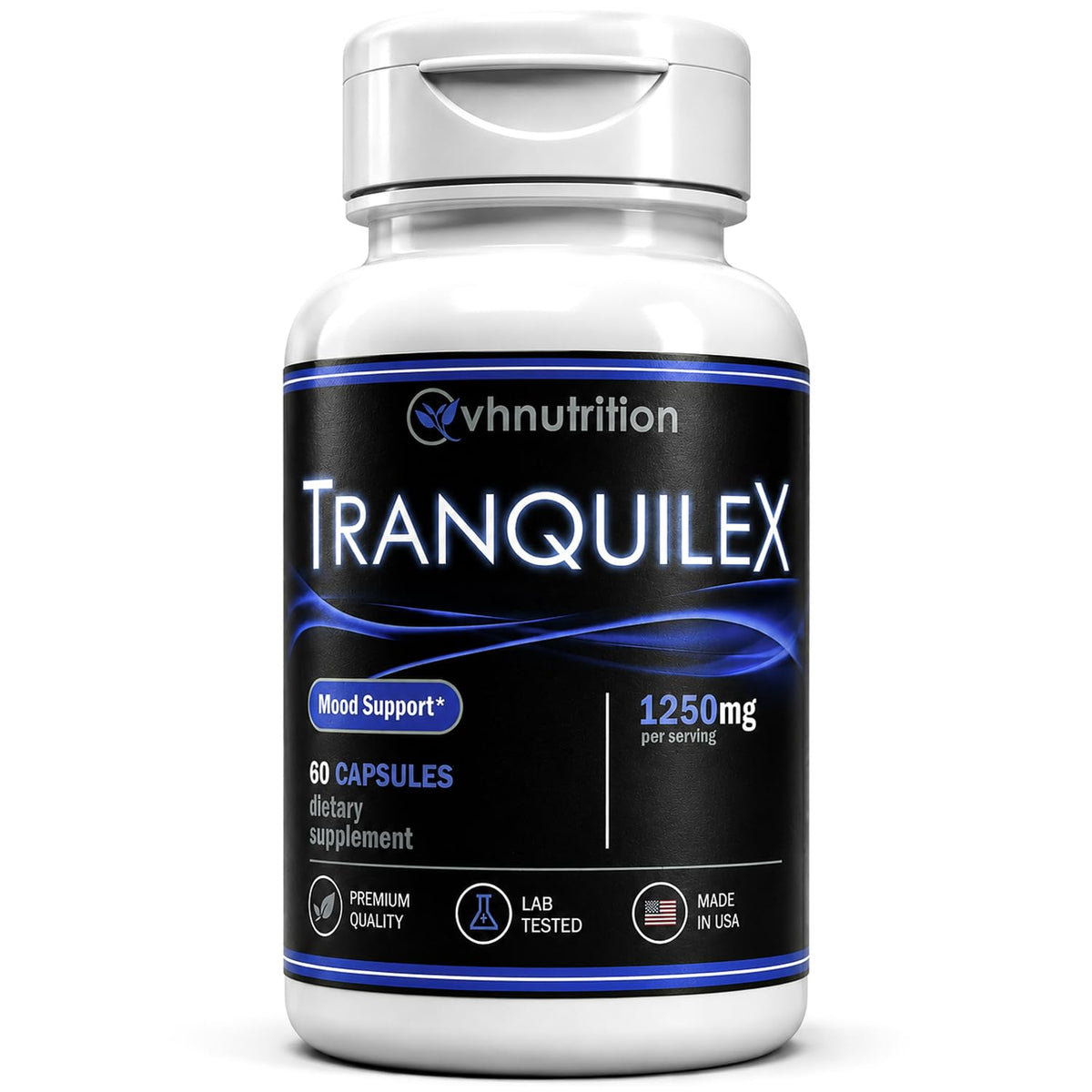 VH Nutrition Tranquilex Stress Relief Supplement - 60 Capsules