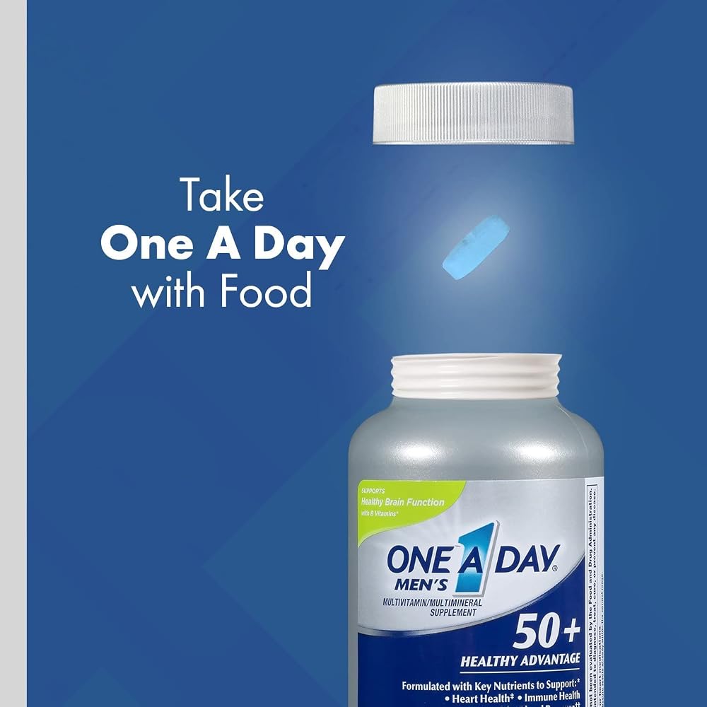 One A Day Men's 50+ Healthy Advantage Multivitamin - 65 Tablets - image 4