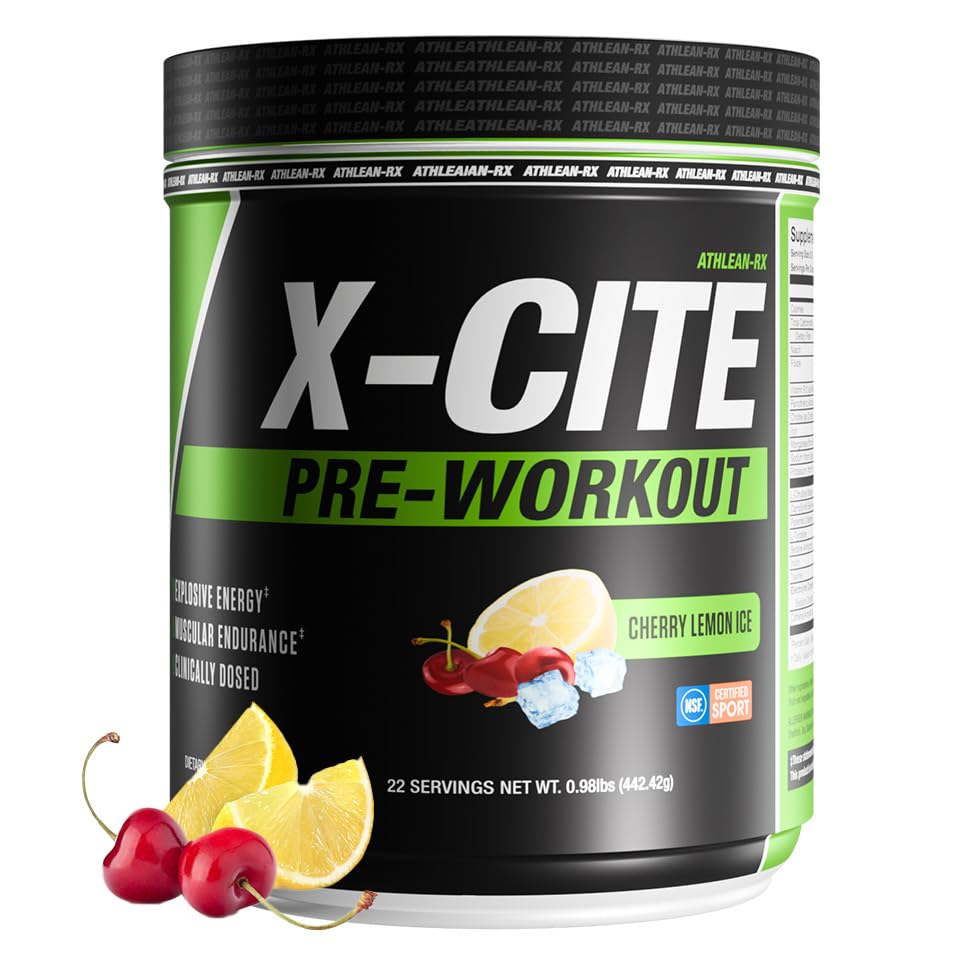 ATHLEAN-RX X-CITE Pre-Workout by ATHLEAN-X - Enhanced Formula