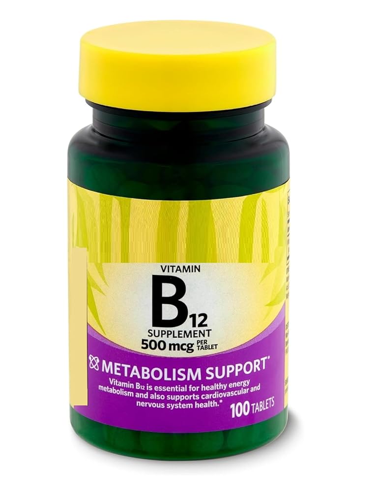 SEDLAV Vitamin B12 Tablets 500 mcg - 100 Count