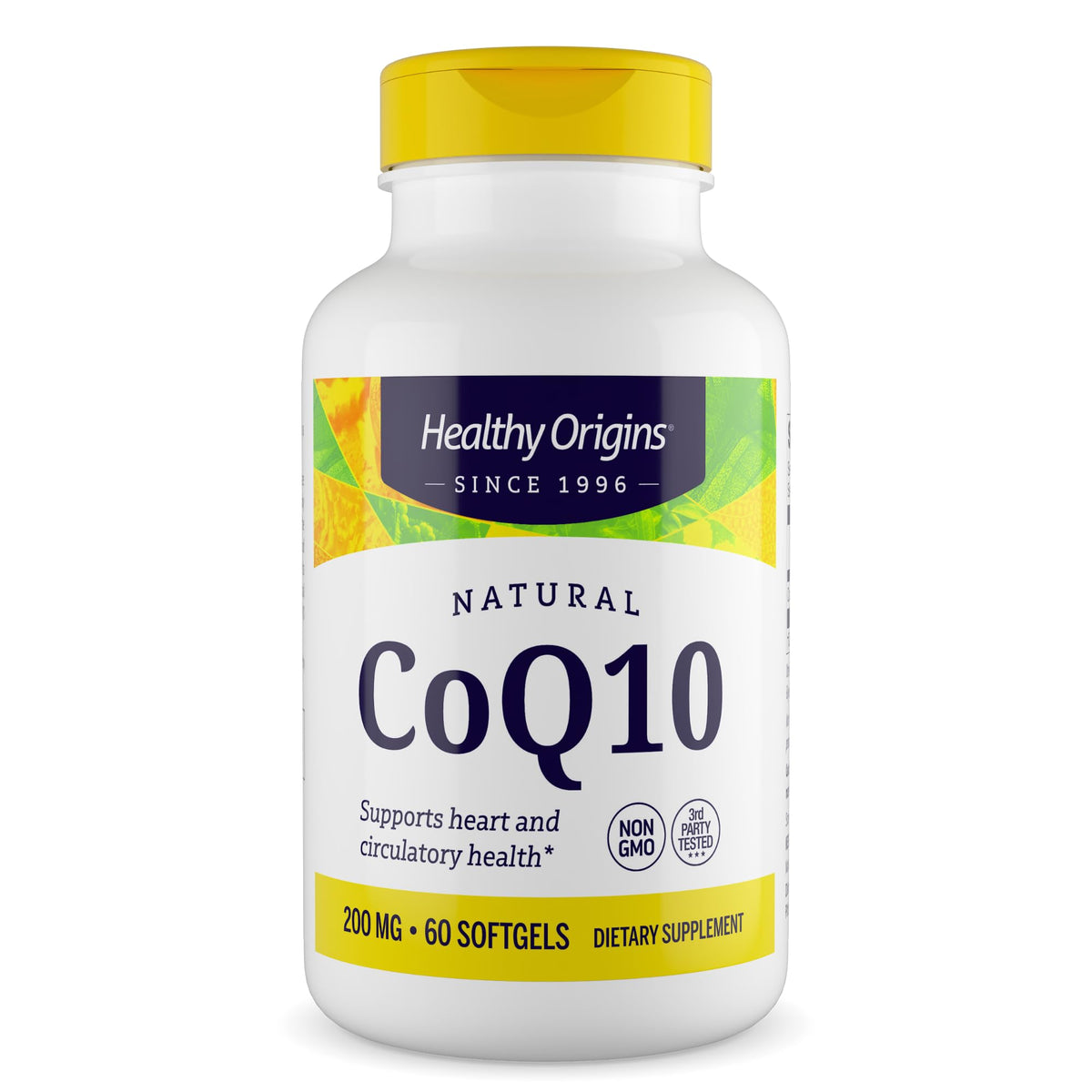 Healthy Origins CoQ10 200 mg Softgels - 60 Count