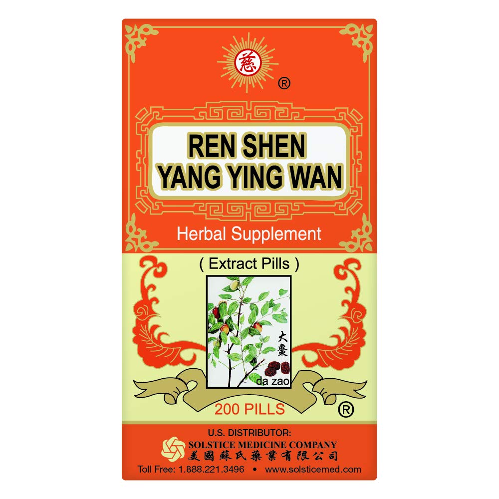 Solstice Medicine Company Ren Shen Yang Ying Wan Herbal Supplement - 200 Pills