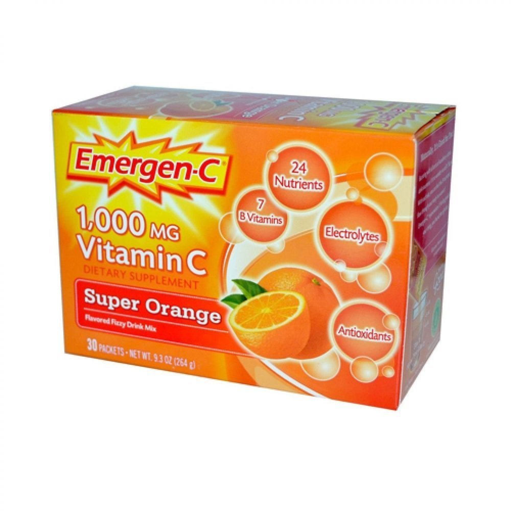 Emergen-C Super Orange Vitamin C Drink Mix - 120 Packets