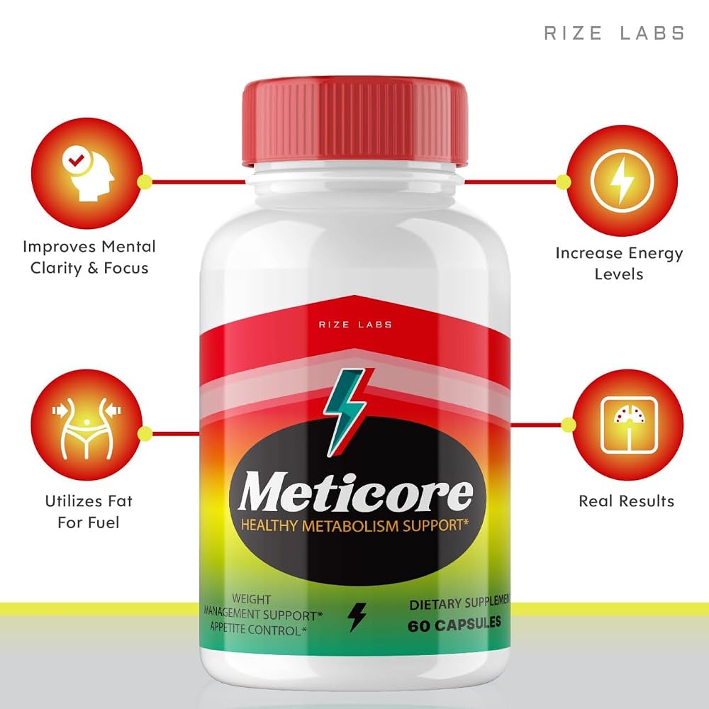 rize labs Meticore Weight Loss Supplement - 60 Capsules - image 6