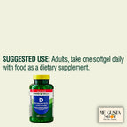 Spring Valley Vitamin D Supplement Softgels 2000 IU - 400 Softgels - image 3