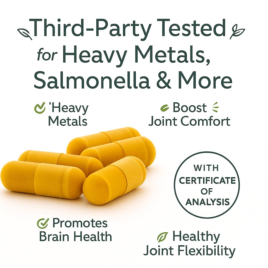 Me First Living Turmeric Curcumin 1000 mg with BioPerine - 60 Capsules - image 4