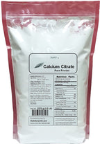 NuSci Calcium Citrate Powder Pure Bio-Available Form Calcium