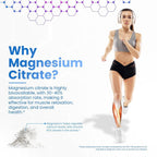 Cosynee Magnesium Citrate 550mg - 150 Capsules - image 3