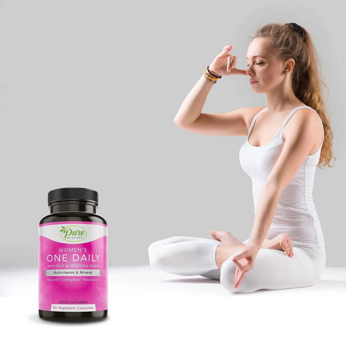 Pure By Nature One-Daily Multivitamin for Women - 60 Capsules - image 6