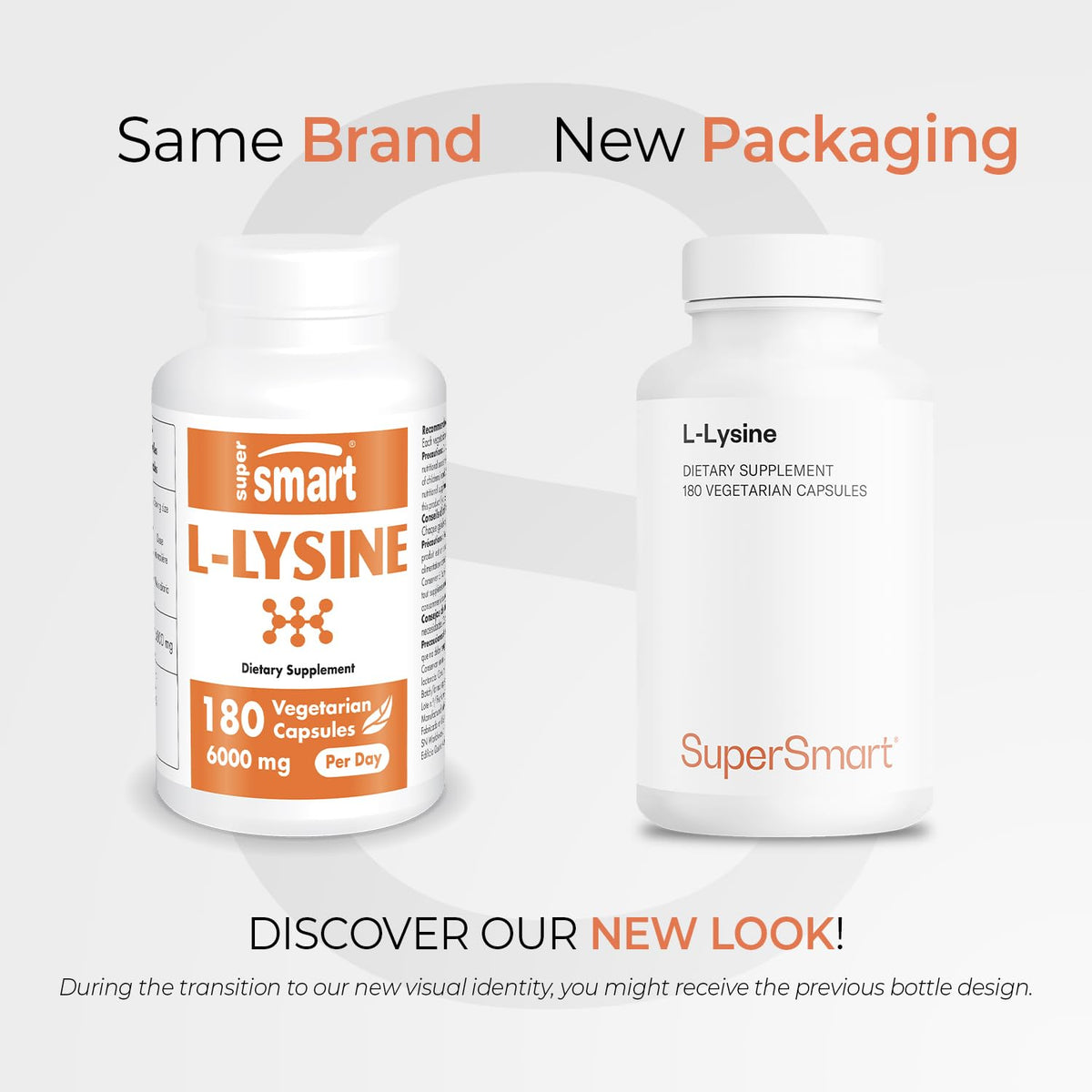 Supersmart L-Lysine 6000mg Essential Amino Acid - 180 Vegetarian Capsules - image 2