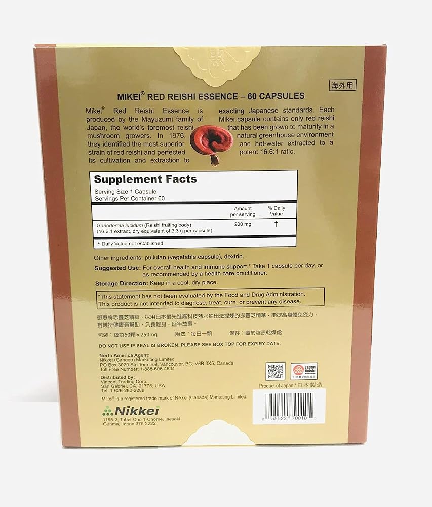 Biosense Clinic Red Reishi Essence 250mg - 60 Capsules - image 2