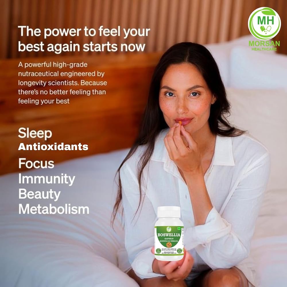 Morsan Healthcare Boswellia Serrata 500mg - 60 Vegetarian Capsules - image 4