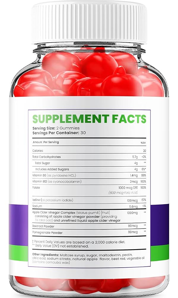 Indelo ProSlim Keto ACV Gummies Advanced Formula - 60 Gummies - image 2