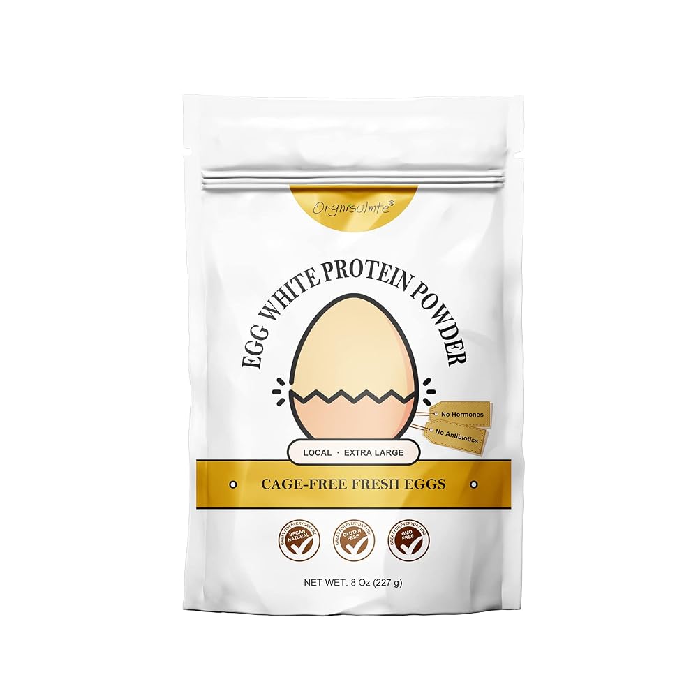 Orgnisulmte Egg White Protein Powder Unflavored - 227g