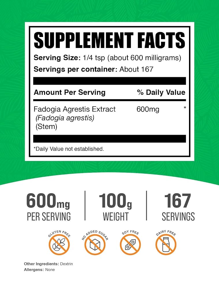 BulkSupplements.com Fadogia Agrestis Extract Powder