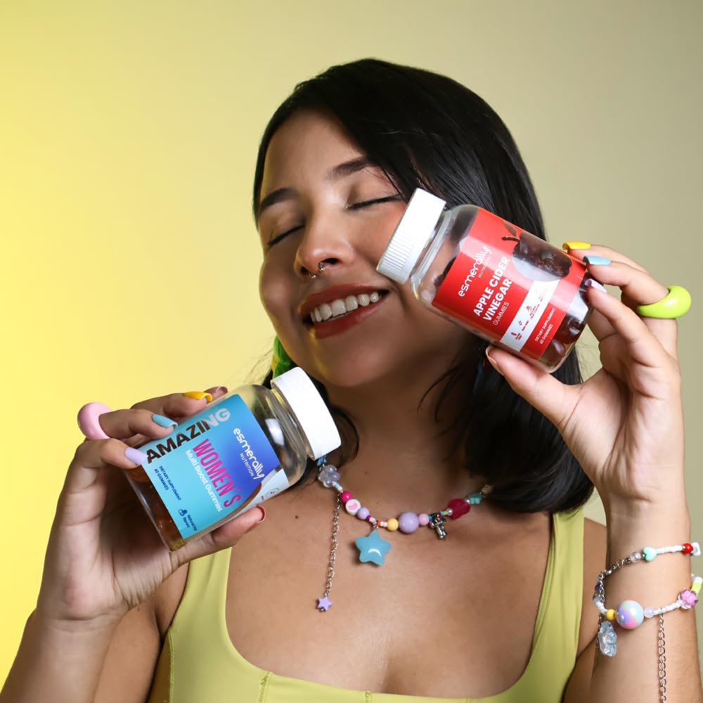Esmerally Women's Pack Multivitamin & Apple Cider Vinegar Gummies - 120 Gummies - image 5