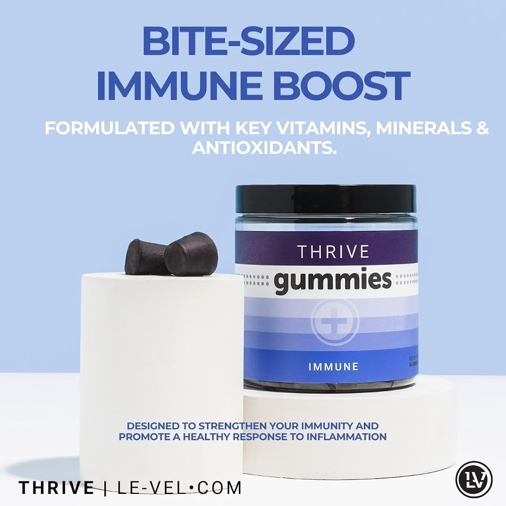 Le-Vel Thrive Immune Gummies with Elderberry & Zinc - 60 Count - image 3