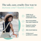 Ora Organic Vitamin D3 2000 IU Vegan Chewables - 30 Tablets - image 6