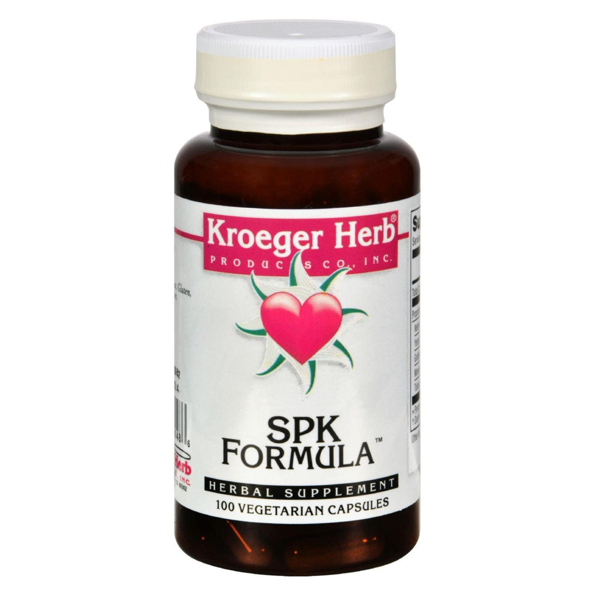 Kroeger Herb SPK Formula - 100 Vegetarian Capsules