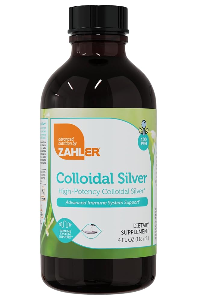 Zahler Colloidal Silver Liquid Immune Support - 4 fl oz