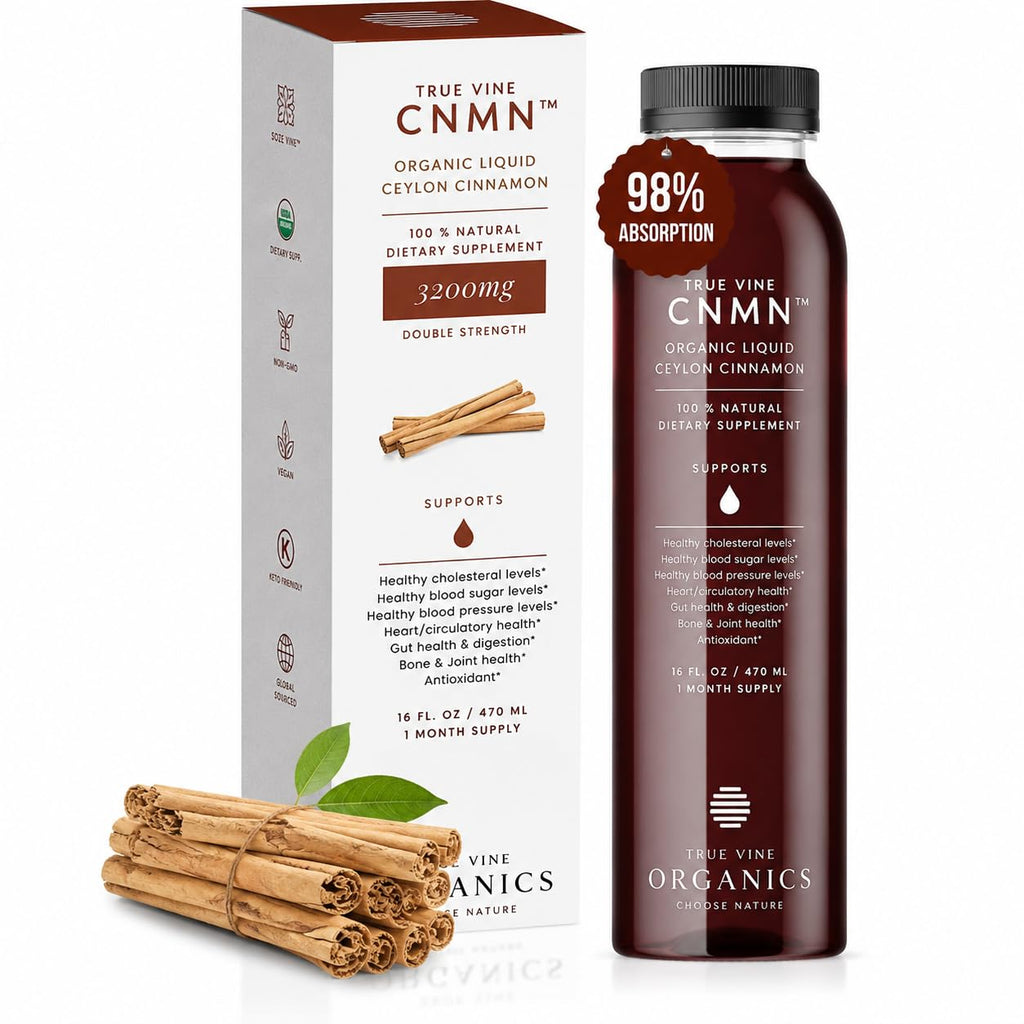True Vine Organics Liquid Ceylon Cinnamon Supplement - 16 fl oz